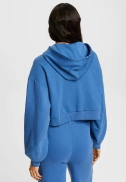 Edc By Esprit CROPPED - Sweatjacke - Blue -Edc By Esprit 3d7db7cc60fd4d5aadab906dc227f7e5