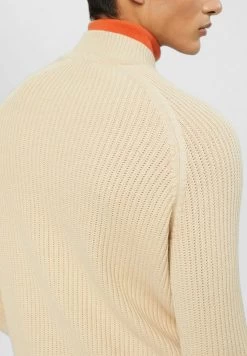 Edc By Esprit MIT KURZEM STEHKRAGEN - Strickpullover - Light Beige -Edc By Esprit 3e84cda0d7b6467cb1f358035f8d4e88