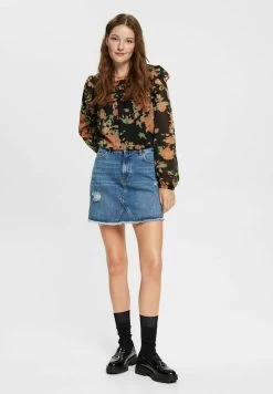 Edc By Esprit COO - Bluse - Black -Edc By Esprit 4a6f602ca0a54103b647544815ec4c4c