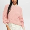 Edc By Esprit MIT ZOPF-MUSTER - Strickpullover - Pink -Edc By Esprit 4bf09c0fdead4d689ef093f29448e206