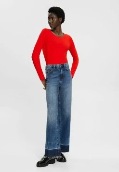 Edc By Esprit Langarmshirt - Red -Edc By Esprit 4f11697338e044d785b74325405dc9be