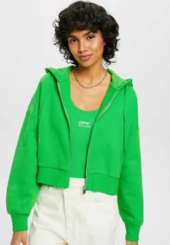 Edc By Esprit GECROPPTER MIT ZIPPER - Sweatjacke - Green