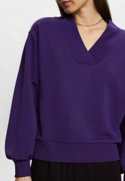 Edc By Esprit Sweatshirt - Dark Purple -Edc By Esprit 53830086e3c2418baca824cf1410ae24