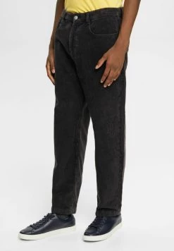 Edc By Esprit 29 Edc By Esprit WIDE FIT - Stoffhose - Black