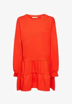 Edc By Esprit TERRY - Strickkleid - Red -Edc By Esprit 54f4666b71ce4057bfde23937badf823