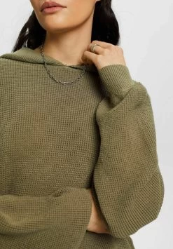 Edc By Esprit SOFT TOUCH - Kapuzenpullover - Light Khaki -Edc By Esprit 570aaec274cf478b846ca2abb69dfa43