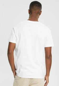 Edc By Esprit MIT PRINT AUF BRUSTHÖHE - T-Shirt Print - White -Edc By Esprit 5979fd7001cf43cc941538c01814922c