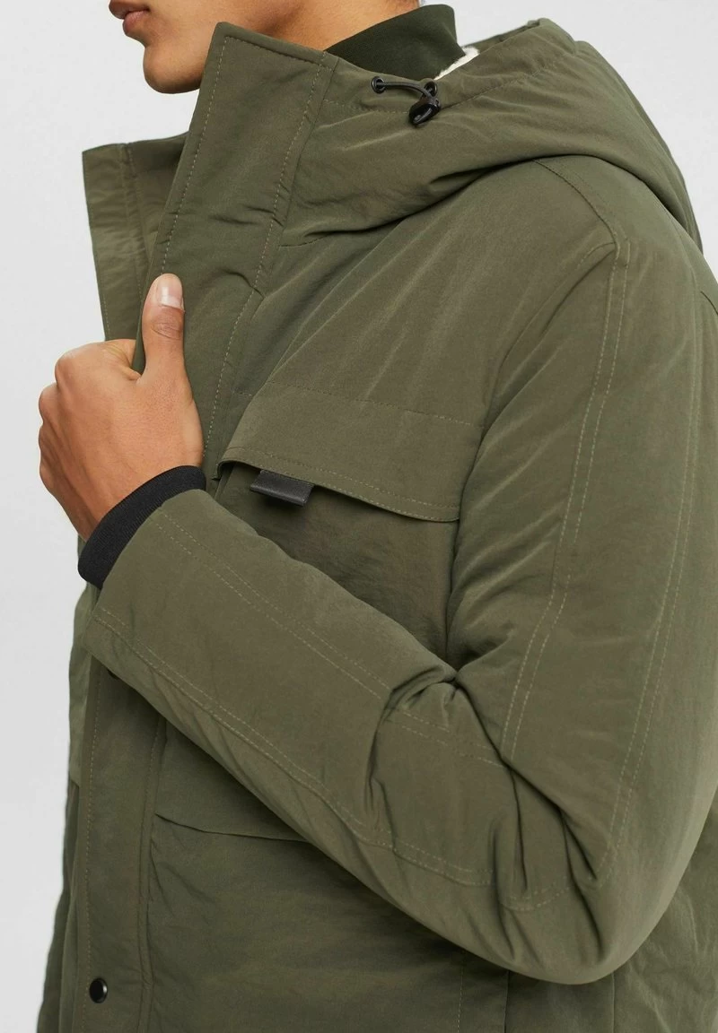Edc By Esprit OUTDOOR - Wintermantel - Dark Khaki 7 Edc By Esprit OUTDOOR - Wintermantel - Dark Khaki – Bild 5