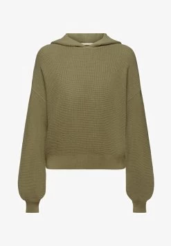 Edc By Esprit SOFT TOUCH - Kapuzenpullover - Light Khaki -Edc By Esprit 5aad4836fc484a4bba7890e84554084f