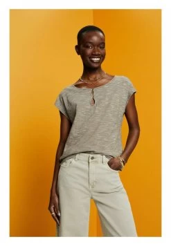 Edc By Esprit T-Shirt Print - Khaki Green 11 Edc By Esprit T-Shirt Print - Khaki Green -Edc By Esprit 5b2f1c0705e44c2780d6d92d472e52a4