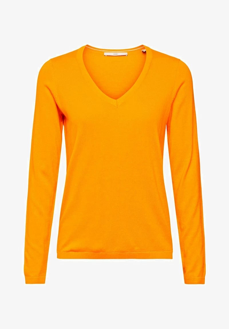 Edc By Esprit V-NECK - Strickpullover - Orange 8 Edc By Esprit V-NECK - Strickpullover - Orange – Bild 6