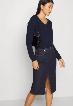 Edc By Esprit V NECK - Strickpullover - Navy -Edc By Esprit 5beddbb5396f4857be0de373f8181329