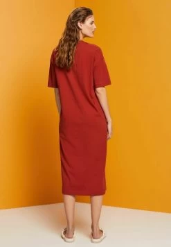Edc By Esprit Dress - Jerseykleid - Terracotta New -Edc By Esprit 5cd1aee22c7843a3bc33d22ce57f778c
