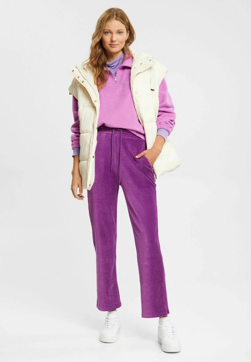 Edc By Esprit MIT ZIPKRAGEN - Fleecepullover - Lilac 4 Edc By Esprit MIT ZIPKRAGEN - Fleecepullover - Lilac – Bild 2