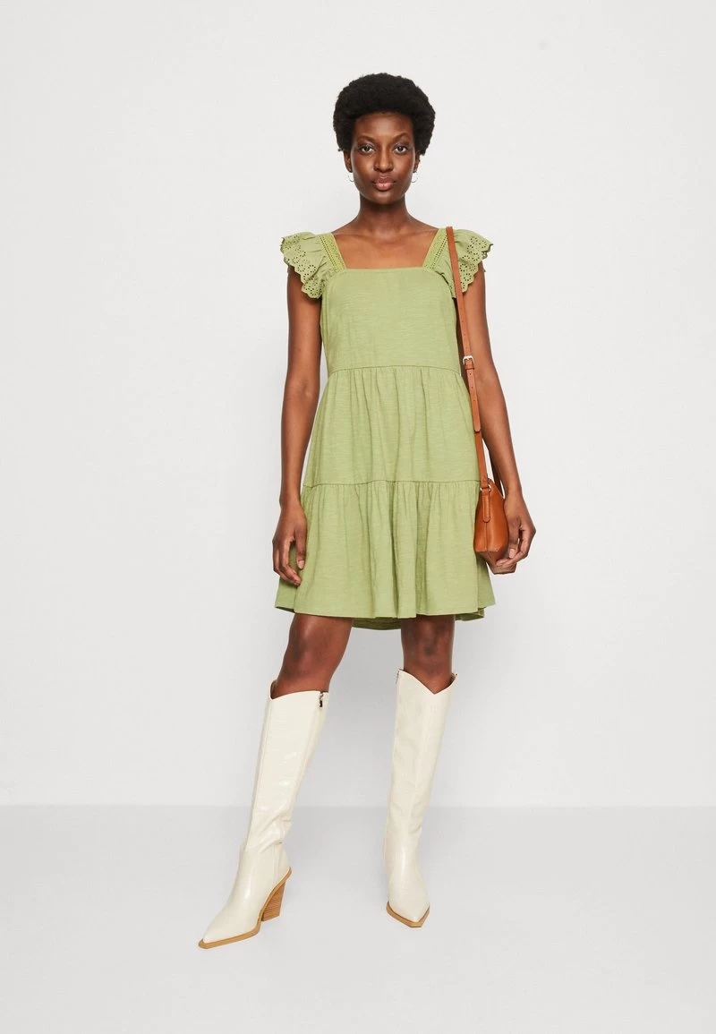 Edc By Esprit DRESS - Jerseykleid - Pistachio Green 4 Edc By Esprit DRESS - Jerseykleid - Pistachio Green – Bild 2