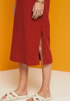 Edc By Esprit Dress - Jerseykleid - Terracotta New -Edc By Esprit 633eeea015954d14b4fee06611100d9c