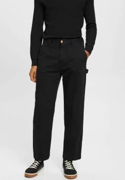 Edc By Esprit 21 Edc By Esprit VINTAGE - Stoffhose - Black