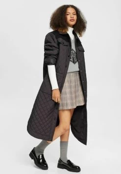 Edc By Esprit MIT KAROMUSTER - A-Linien-Rock - Beige -Edc By Esprit 642101ac0b0a45129c792d79fd2b8387