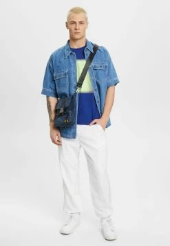 Edc By Esprit MIT PRINT - T-Shirt Print - Ink -Edc By Esprit 65699daae5f845429645c85105d7404a