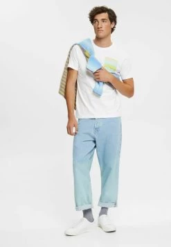 Edc By Esprit REGULAR FIT - T-Shirt Print - New White -Edc By Esprit 689f52dc860b4905b3be3b82dac81b49