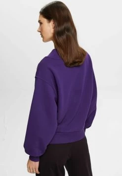 Edc By Esprit Sweatshirt - Dark Purple -Edc By Esprit 6d3bbae7934d481ab077b1f8cb1f4b17