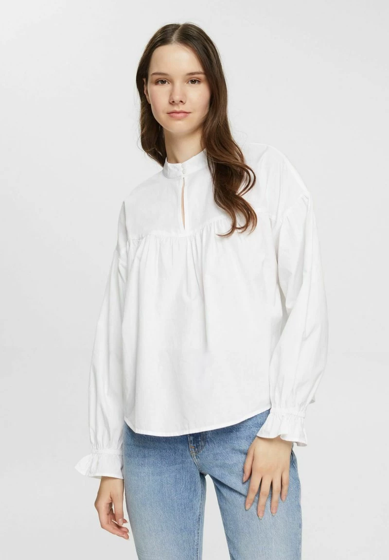 Edc By Esprit GERÜSCHTEN ÄRMELBÜNDCHEN - Bluse - White 3 Edc By Esprit GERÜSCHTEN ÄRMELBÜNDCHEN - Bluse - White