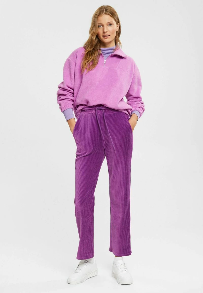 Edc By Esprit MIT ZIPKRAGEN - Fleecepullover - Lilac 3 Edc By Esprit MIT ZIPKRAGEN - Fleecepullover - Lilac