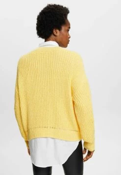 Edc By Esprit MIT ZOPF-MUSTER - Strickpullover - Light Yellow 10 Edc By Esprit MIT ZOPF-MUSTER - Strickpullover - Light Yellow -Edc By Esprit 711397a00b124cffafb7cab57308c82c