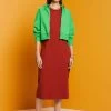 Edc By Esprit Dress - Jerseykleid - Terracotta New