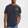 Edc By Esprit T-Shirt Print - Navy -Edc By Esprit 73cf1d0e05834efb81aa3a02d1bcc701