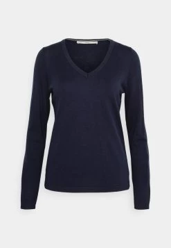 Edc By Esprit V NECK - Strickpullover - Navy -Edc By Esprit 7421c41676ec42d69d1d06046abb8efa
