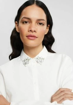 Edc By Esprit Hemdbluse - White -Edc By Esprit 769ac14fcbd14e048d2b87d4ff880cfd