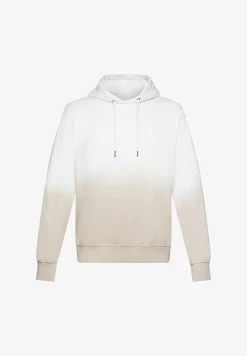 Edc By Esprit MIT ZWEIFARBIGEM SPRAY-EFFEKT - Kapuzenpullover - White, Beige -Edc By Esprit 773bcfb1d6f846c1b883703ed7ff5c10