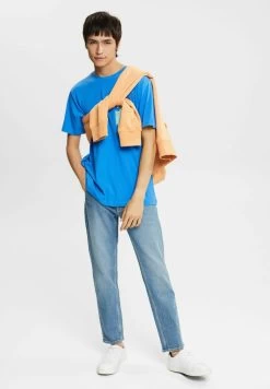 Edc By Esprit STRETCH - Jeans Straight Leg - Blue Light Washed -Edc By Esprit 799c1760b73a410f89cf4f2c6da7c939