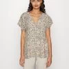 Edc By Esprit BLOUSE - T-Shirt Print - Off White -Edc By Esprit 79f4846f7a1d438088889d65e543b362