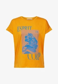 Edc By Esprit T-Shirt Print - Honey Yellow -Edc By Esprit 7a2d818f537f46ed8fbdd5108f11fb08