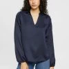 Edc By Esprit Bluse - Navy -Edc By Esprit 7b91b844cf9647fea291f3d0d67efd31
