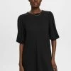 Edc By Esprit MINI MIT VOLUMINÖSEN ÄRMELN - Jerseykleid - Black -Edc By Esprit 7ce15ea922c744e6acb097726130fb33