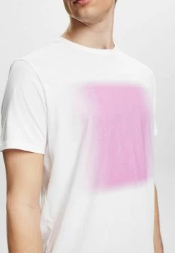 Edc By Esprit MIT PRINT - T-Shirt Print - White -Edc By Esprit 8116aff0102f4982b984059e62445621