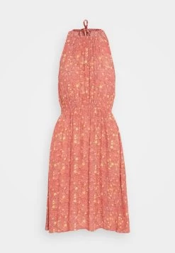 Edc By Esprit NECKHOLDER DRESS - Freizeitkleid - Coral Orange -Edc By Esprit 820dc50f96df4e39afa834f37c27321a