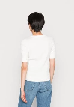 Edc By Esprit SHORT SLEEVE - T-Shirt Basic - White -Edc By Esprit 82f2a1ffc229454ab165dc6a9a886c68