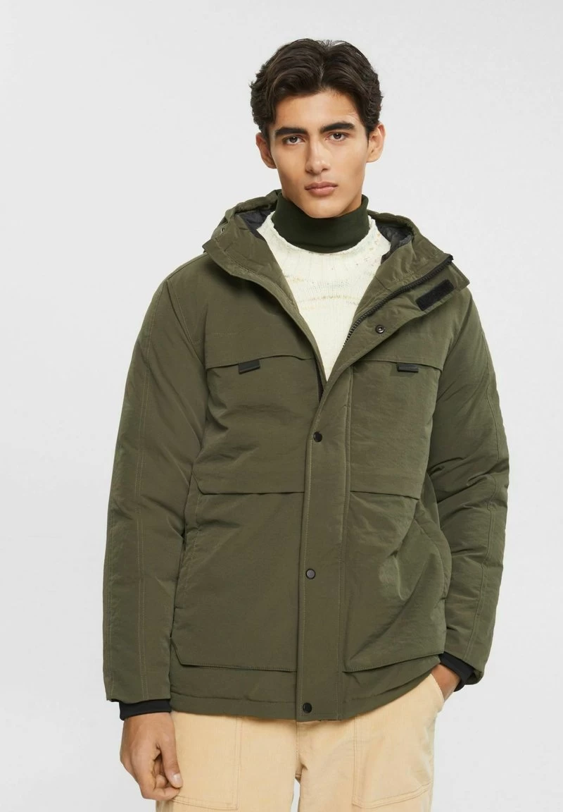Edc By Esprit OUTDOOR - Wintermantel - Dark Khaki 3 Edc By Esprit OUTDOOR - Wintermantel - Dark Khaki