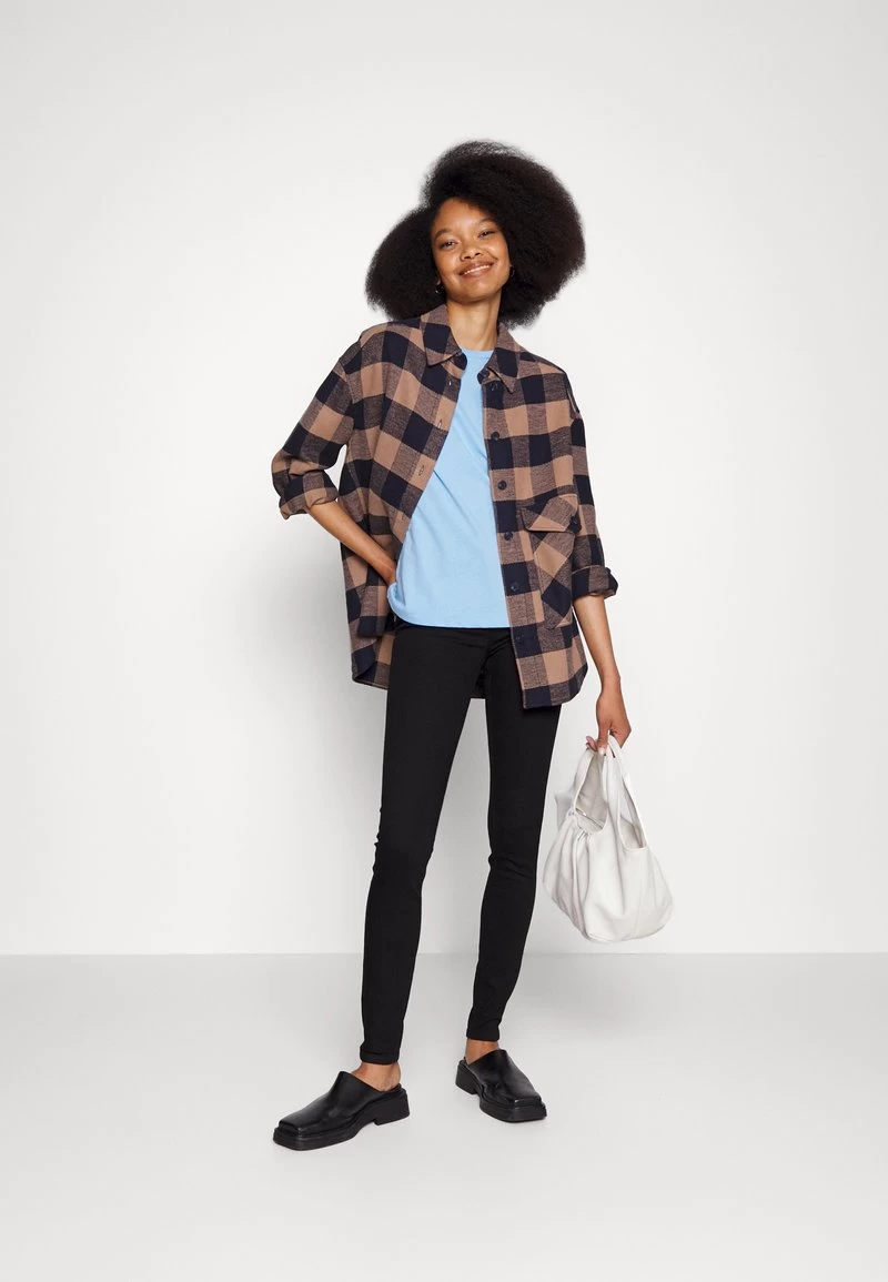 Edc By Esprit MEDIUM RISE - Jeggings - Black Rinse 4 Edc By Esprit MEDIUM RISE - Jeggings - Black Rinse – Bild 2