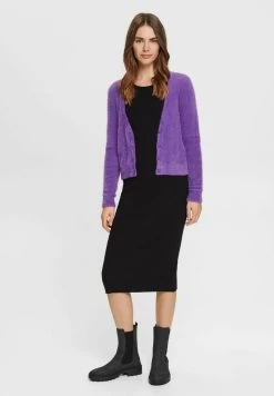 Edc By Esprit Strickjacke - Purple -Edc By Esprit 85a9da3e1b3546b2abaa993ca8f79e23