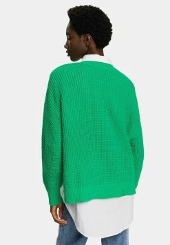 Edc By Esprit MIT MOCKNECK - Strickpullover - Light Green -Edc By Esprit 85bed8782b254ab5a6d32db764212e70