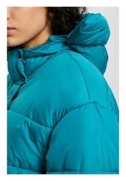 Edc By Esprit Wintermantel - Teal Blue -Edc By Esprit 88a76f7718624812a1691d222742c21f