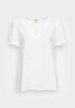 Edc By Esprit BLOUSE - T-Shirt Basic - Off White -Edc By Esprit 8ab73f73a93e455caeac33d33f05e564