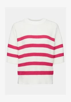 Edc By Esprit MIT CROPPED-ÄRMELN - Strickpullover - Off White -Edc By Esprit 8b4cb33e438542ddbbc4401bba0acaf8