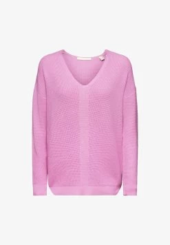 Edc By Esprit MIT V-AUSSCHNITT - Strickpullover - Lilac -Edc By Esprit 920e57868b6b4268b9a8cfa9b7c48bc8
