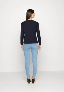 Edc By Esprit BASIC CREWNECK - Strickpullover - Navy -Edc By Esprit 95737fa59ff04adab3d233a86cac7588